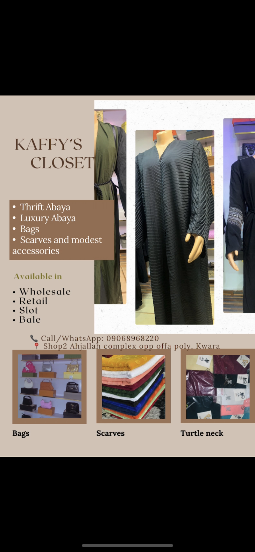 Kaffy’s closet