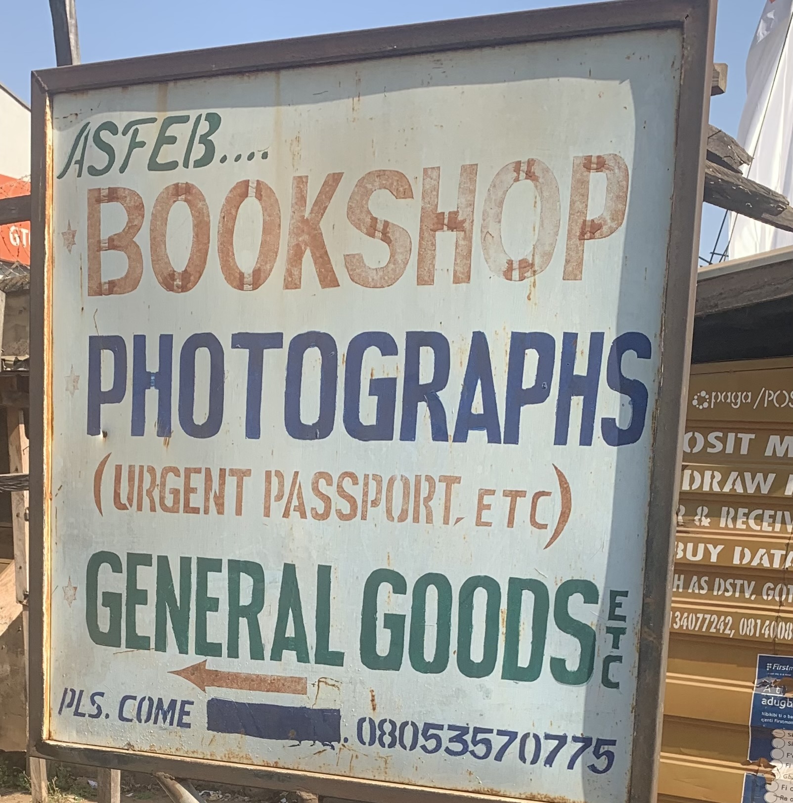 ASFEB BOOKSHOP ABD PHOTOGRAPHS